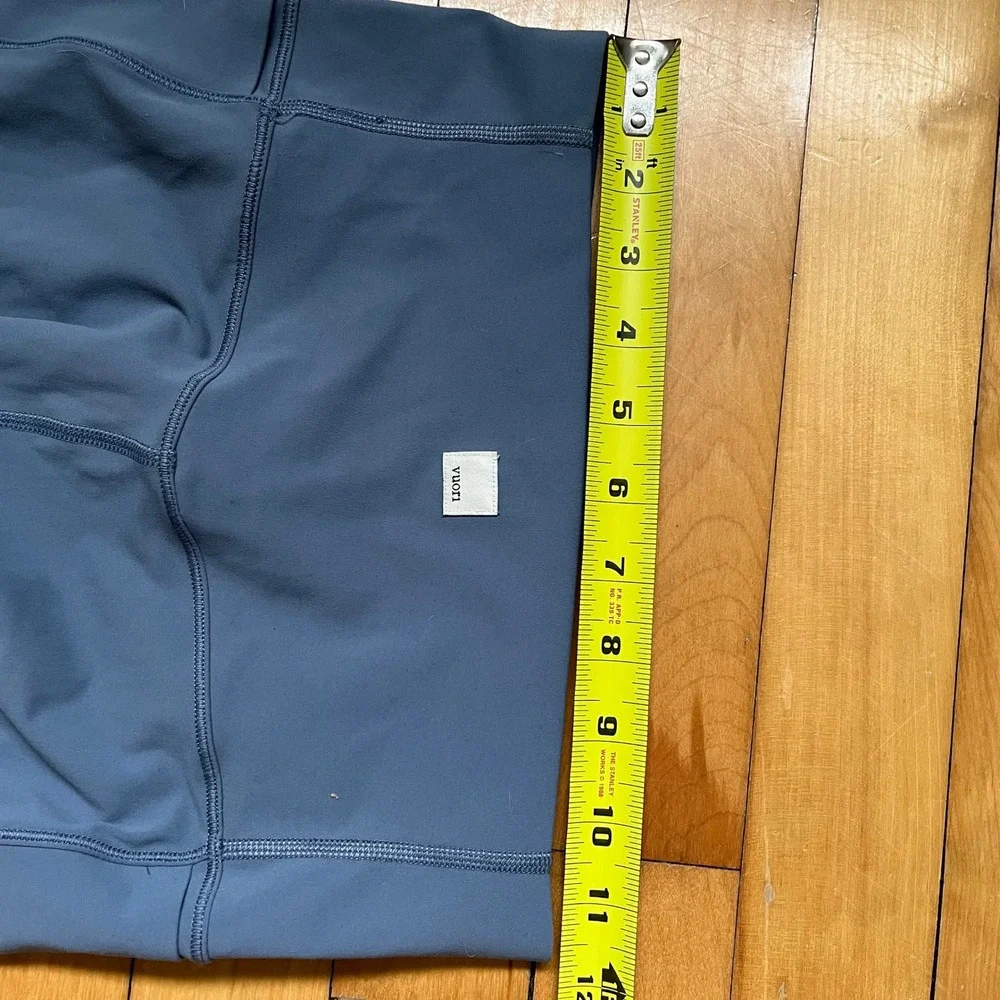 Vuori Daily Pocket Legging Azure Blue High Rise 7/8 Workout Yoga Pants VW446 S - Picture 5 of 10